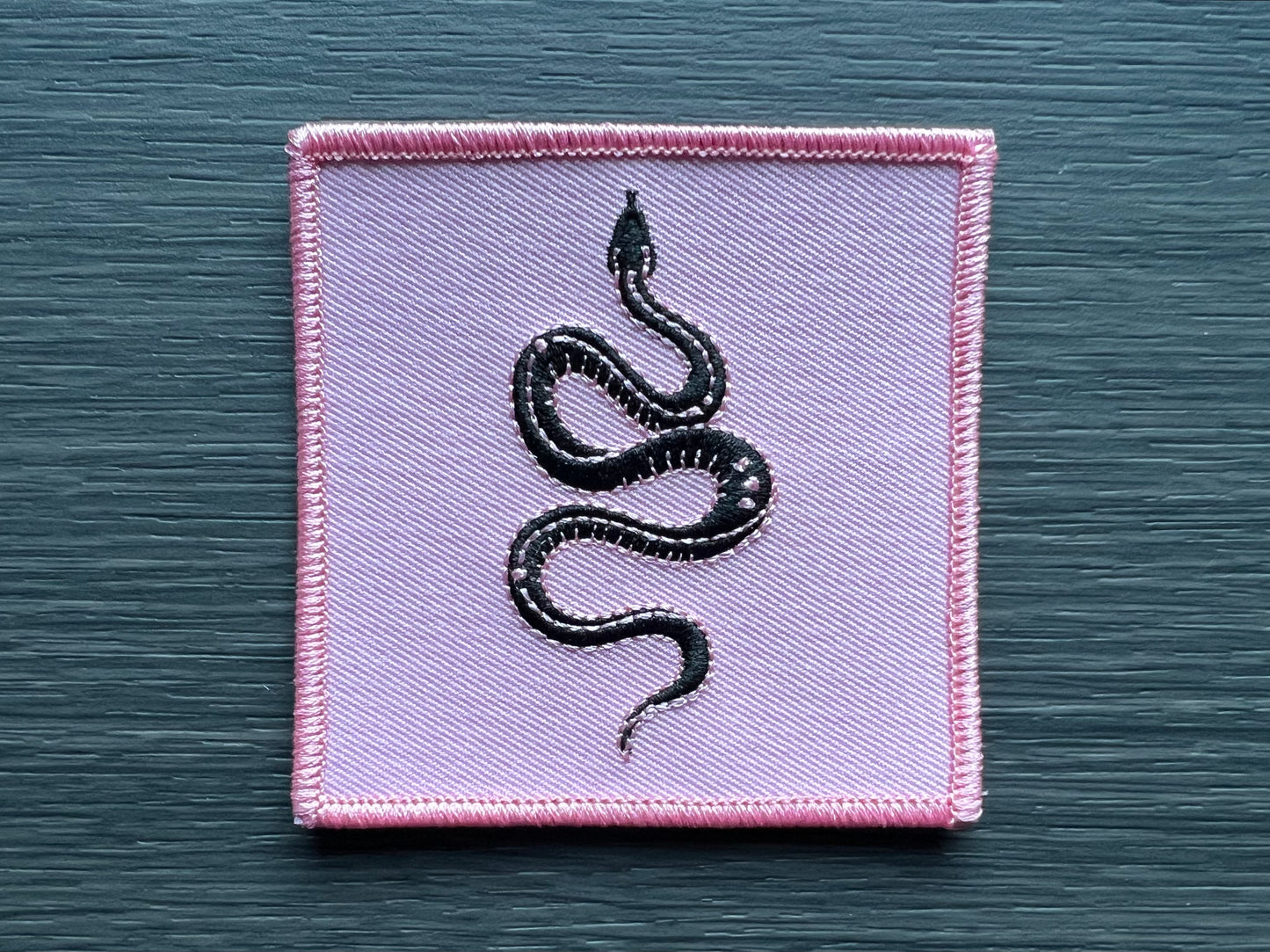 Rioghan Snake Canvas Patch Square