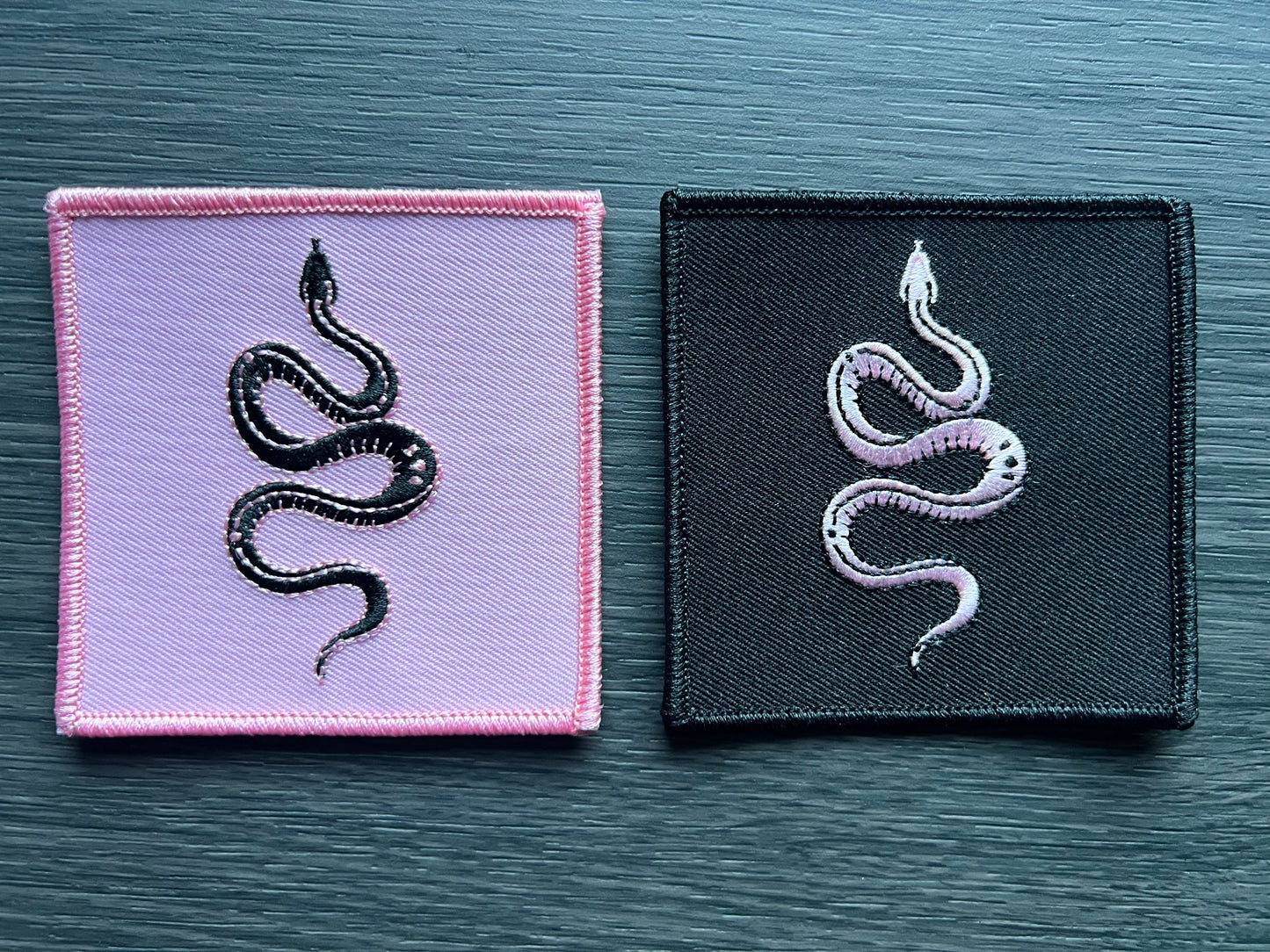 Rioghan Snake Canvas Patch Square