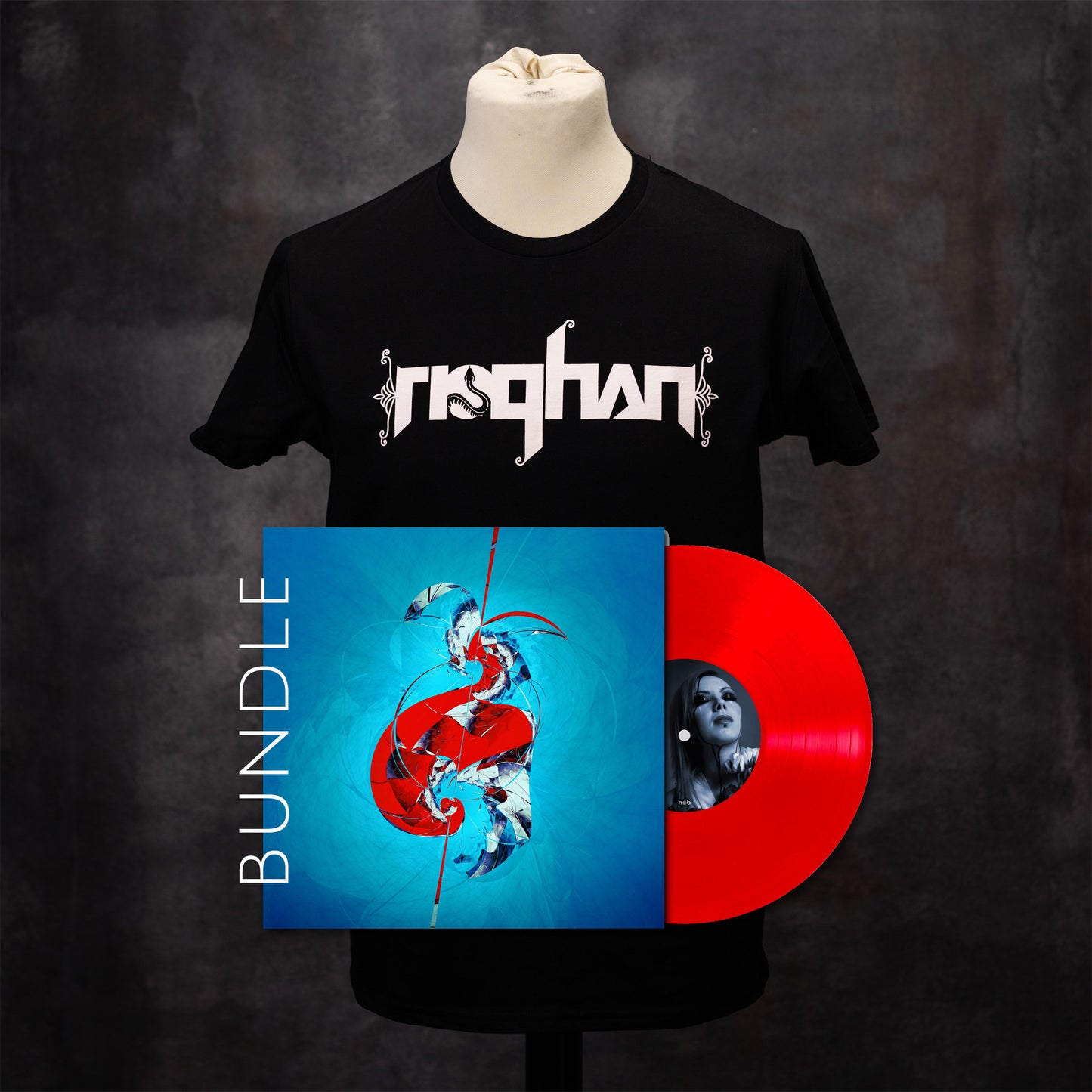 Rioghan Different Kinds Of Losses ltd edt RED LP and black t-shirt bundle