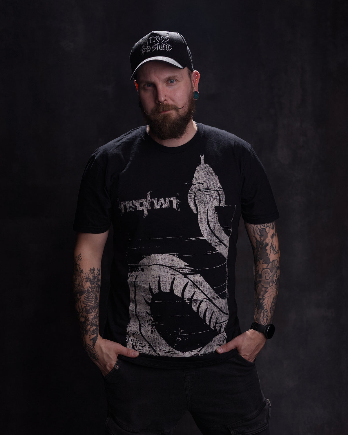 Rioghan - "Snake" T-shirt Black - Limited Edition 125 pcs