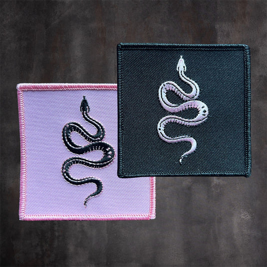 Rioghan Snake Canvas Patch Square